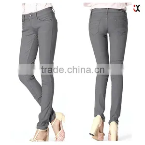 Skinny High Cotton Stretch New Arrival Women Jeans Hot Sale(JXZ10) thumbnail-1