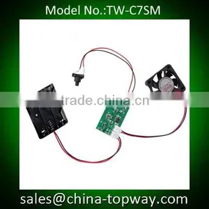 Activated by Motion Sensor Recordable Sound Chips With DC Fan Supplier's Choice thumbnail-2