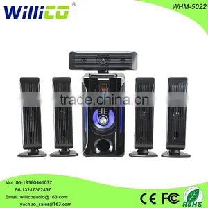 Willico 5.1 Special Tweeter Speakers With USB / SD / FM / Remote Whm-5019 thumbnail-1