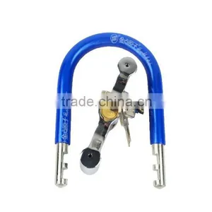 Hot Sale High Quality Wholesale Price Durable Anti-theft Bicycle/motorbike Steel u Lock 340 Bicycle Parts thumbnail-2