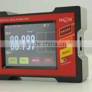 Industy Using Touch Screen Inclinometer Big Measuring Range With High Accuracy 0.003deg Mm/deg Dual Units Switch thumbnail-1