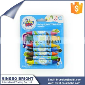 2016 Good Quality New 8pk Double Ended Crayon thumbnail-1