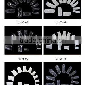 500pcs Plain False Nail Salon Nail Tips Natural Full Cover Artificial Nail Arts thumbnail-1