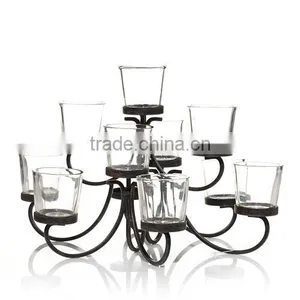New Design Simple Craft Good Quality Glass Candle Jars thumbnail-3