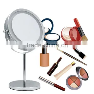 7 Inch Double Sided LED Makeup Mirror, 5x/1x Lighted Cosmetic Mirrors, LED Makeup Mirror thumbnail-3