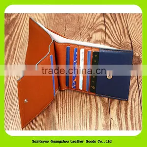 Best Brand Simple Handmade Genuine Leather Bifold Men's Short Wallet 16417 thumbnail-4