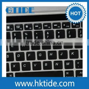 Universal Ultra Slim Flat Aluminum Wireless Bluetooth Quality Keyboard for Tablet thumbnail-6