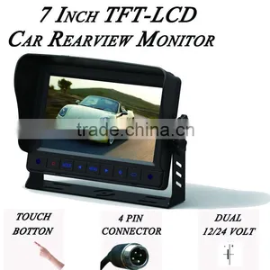 7 Inch TFT-LCD Car Rearview Monitor With Dual Video Input thumbnail-1
