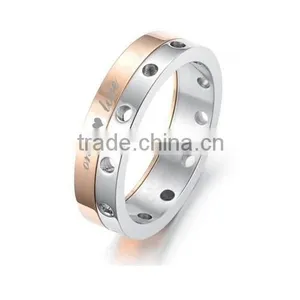 Stainless Steel Polished Hot Sell LOVE Ring thumbnail-1