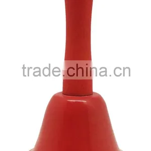 Metal Hand Bell With Wooden Handle in Custom Color With Logo as Gift thumbnail-5