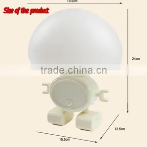 2015 New Creative Intelligent Robot Lamp Lovely Light and Sound Control LED Night Light thumbnail-5