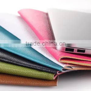 Ultra Slim & Lightweight Laptop Leather Sleeve Bag For Macbook, Carrying Bag Handbag for Macbook thumbnail-1