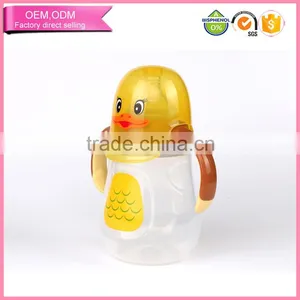 Popular Plastic Kids Drinking Cup Water Bottle With Handle in PP Material thumbnail-1