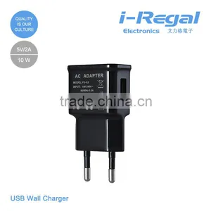 High Efficiency Portable EU Plug Pin Usb Wall Charger Made in China thumbnail-1