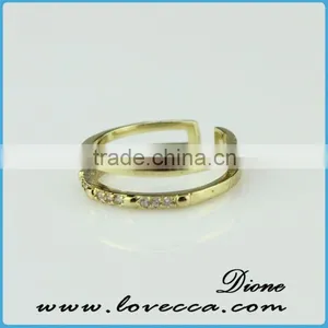 NEW ARRIVAL Gold European Style Gold Ring for Fashion Girls thumbnail-4