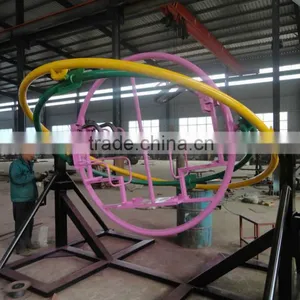 [direct Manufacturer] Outdoor Playground Human Gyroscope Rides / 3D Space Ring thumbnail-5