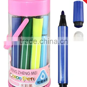 Fine Tip no Toxic Water Color Pen 12PK Plastic Tube Set thumbnail-1
