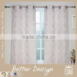 1PC JACQUARD COATING BLACKOUT THE DECORATIVE CURTAINS FOR LIVING ROOM DECORATION thumbnail-1