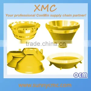 Energy & Mining Machine High Manganese Steel Cone Crusher Spare Parts(concave) thumbnail-1