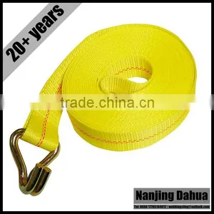 Since 1993 2" Winch Strap With 3/8" Wire Hook thumbnail-1