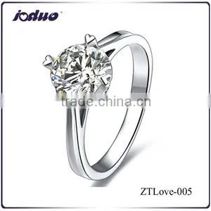 2016 Wholesales Vogue 925 Sterling Silver Four Heart Ring thumbnail-1