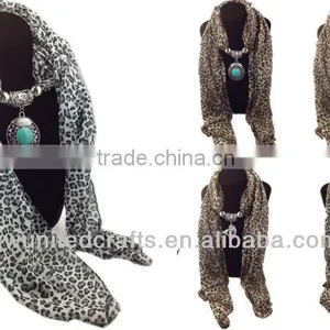 Leopard Fashion Pendant Scarf,fashion Scarf 2012 Wholesale Fashion Scarf thumbnail-1