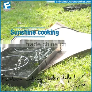2016 Crystal Plate Kitchen Appliance Double Head Electric Induction Stove thumbnail-2