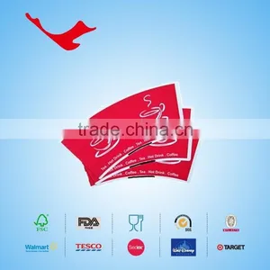 PE Coated Disposable Paper Cup Fan/piece for Coffee thumbnail-4