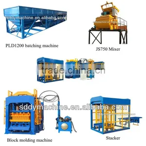 Automatic Concrete Hollow Core Block Making Machine QT6-15 thumbnail-2
