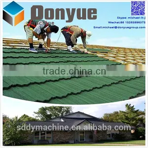 Light Weight Colorful Stone Covered Steel Roofing System in USA thumbnail-5