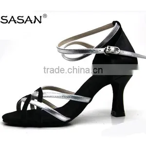 Simple Strips Lady Latin Dance Shoe Salsa Shoes Wedding Shoes S7023 thumbnail-1