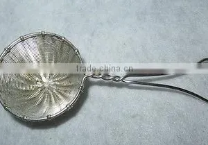 Vintage Silver Plate Woven Tea Strainer thumbnail-1