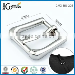New Design Movable Pin Metal Silver Belt Buckle thumbnail-1