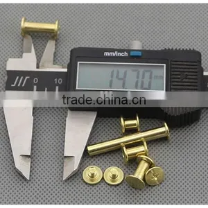 Brass Plated Hollow Set Rivets thumbnail-6