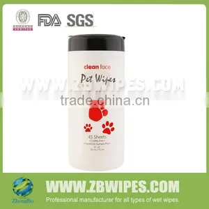 Effective Cleaning Pet Wet Wipe Dog Grooming Wipes thumbnail-1