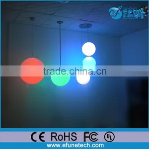 Remote Control PE Plastic Cordless Led Globe Pendant Lamp,rgb Color Changing Led Decoration Ball thumbnail-1