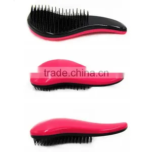 High Quality Plastic Massage Comb Detangling Hair Brush thumbnail-1