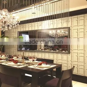High Quality Polyurethane Moulding 401006 Cheap Home Dcor of PVC 3D Wall Panel thumbnail-1