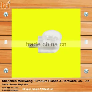 6mm Clear PVC Cap Cabinet Shelf Support thumbnail-1