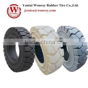 Grey Black White Etc. Non - Marking Solid Tire Forklift Tire 6.50-10 thumbnail-1