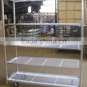 Metal Garden Flower Rack Cart thumbnail-1