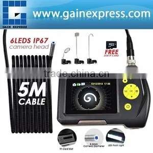 Digital Inspection Camera System 2.7 Inch Screen Monitor 8.2mm 5 Meter Cable Digital Waterproof Handhels Endoscope thumbnail-1