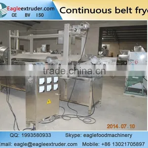Jinan Eagle Electricity Heating Kurkure Cheetos Corn Curls Corn Chips Continuous Deep Fryer Machine thumbnail-1