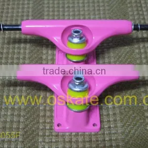 356 Aluminum Hangers 4140 Chromoly Steel Axles, New 5.5" Flounder Colorfully Skateboard Trucks thumbnail-3