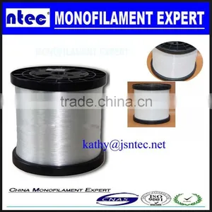 Transparent/raw White/simi-dull/full-full Polyester Pet Pes Poly Polyester Monofilament Yarn thumbnail-1