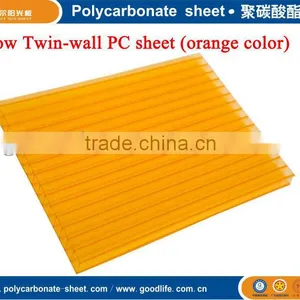 Orange Polycarbonate Hollow Sheet thumbnail-2