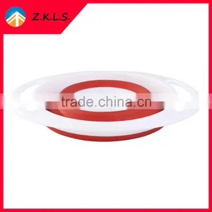 Collapsible Vegetable Fruit Silicone Colander thumbnail-4