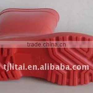 2015 NEW Transparent Waterproof PVC Rain Boots ,red Rain Boot thumbnail-5