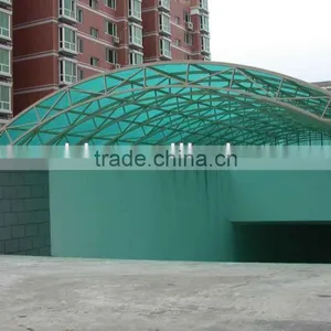 Fiberglass Sheet Carport Waterproof Plastic Transparent Roofing Material thumbnail-1