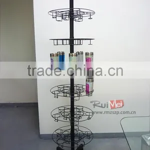 Revolving Black Iron Cup Hanging Rack thumbnail-1